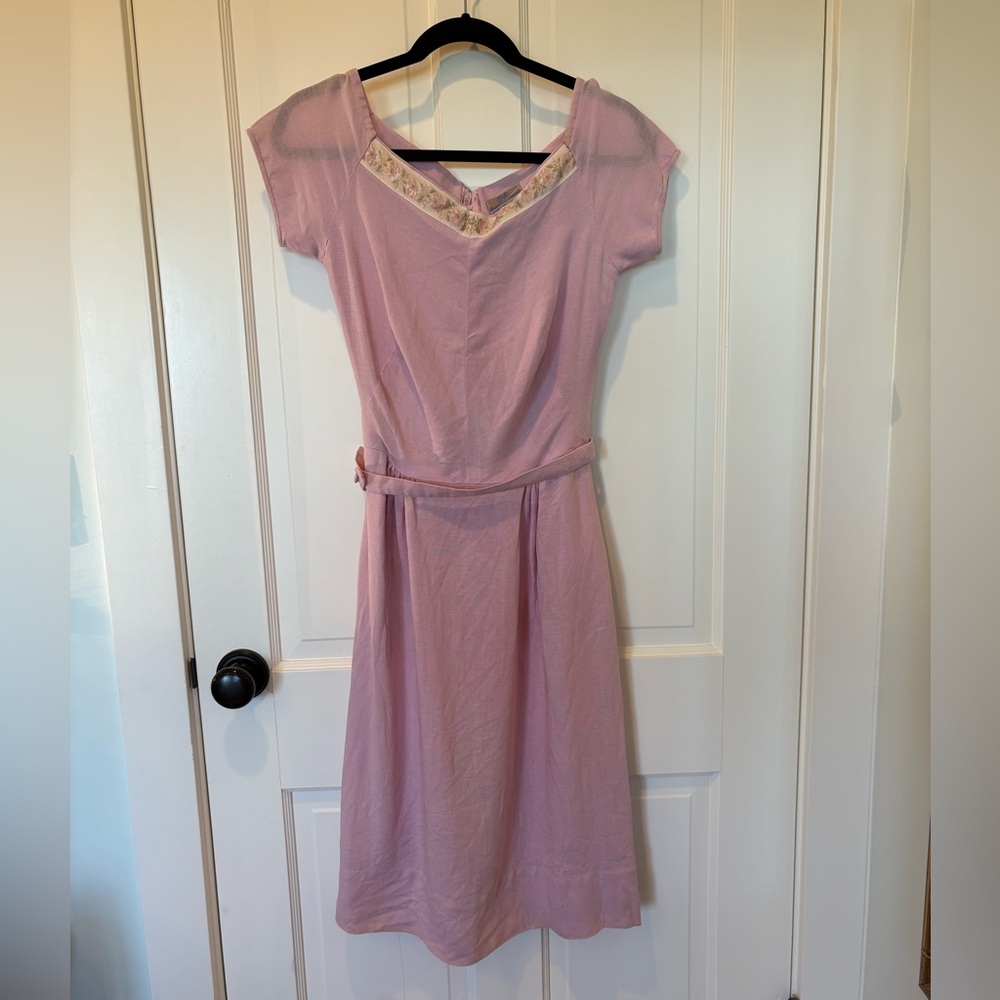 Vintage Marshall Field & Company Pink Dress
